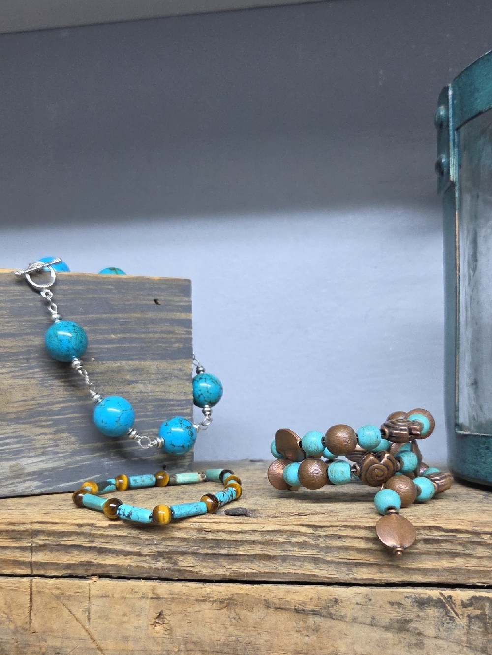 Turquoise Bead Women's Bracelet Bundle Unbranded - Picture 1 of 4